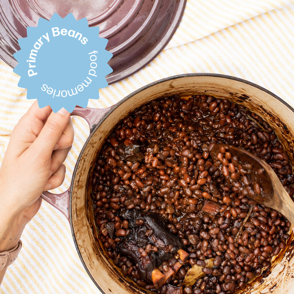 Baked beans with Primary Beans Organic Alubia beans