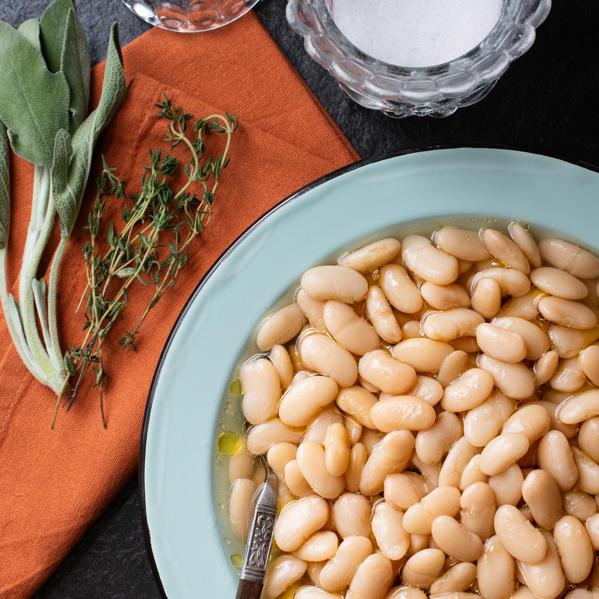 Primary Beans Organic Classic Flat White cassoulet beans brothy